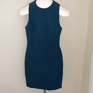 Cinq a Sept Teal Solstice Cocktail Dress NWT 4
